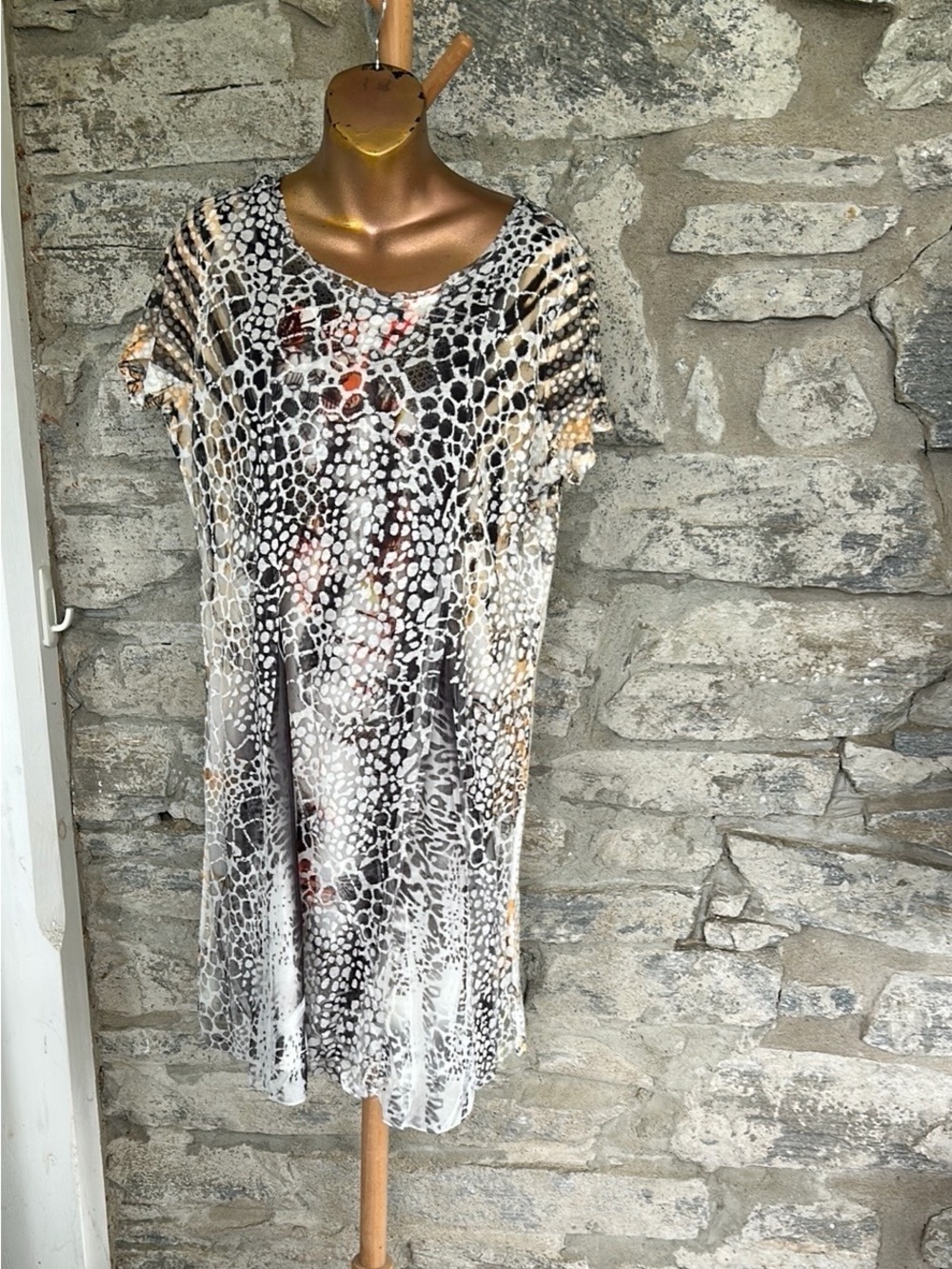 Animal print dress